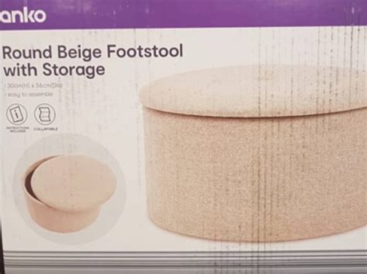 Kmart: $39 footstool, ottoman’s creative use as home storage solution
