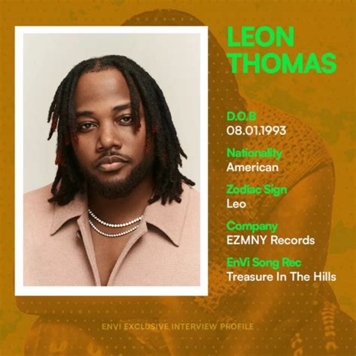 Leon Thomas III – Bio, Age, Height, Net Worth, Girlfriend, Family